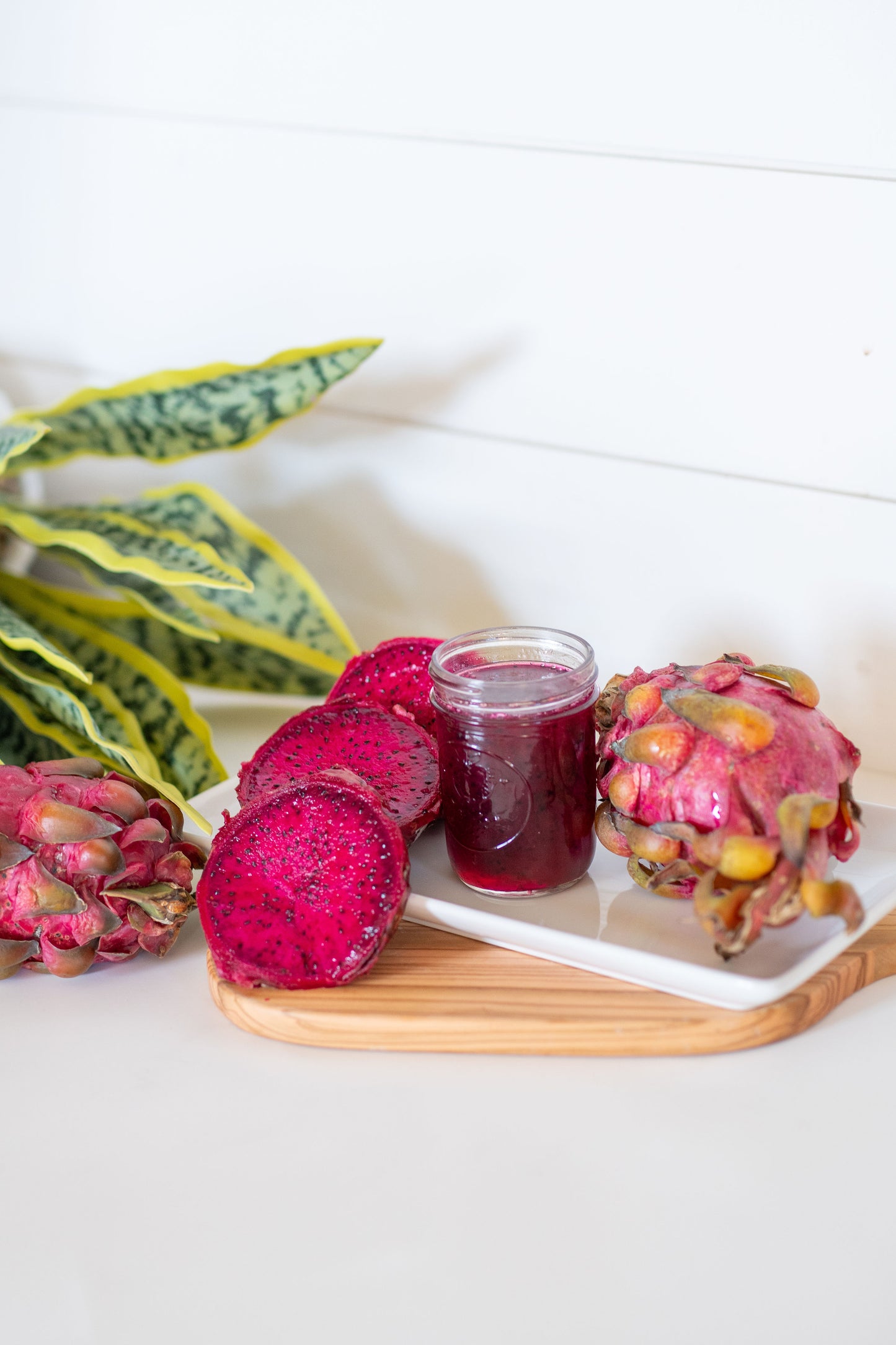 Purple Dragon Fruit Jam: Nature's Floral Dragon Egg