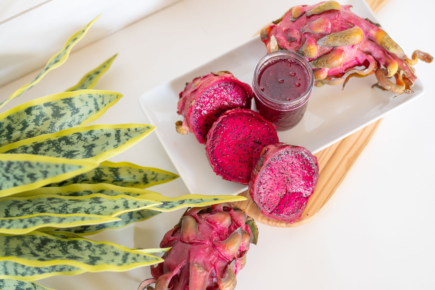 Purple Dragon Fruit Jam: Nature's Floral Dragon Egg