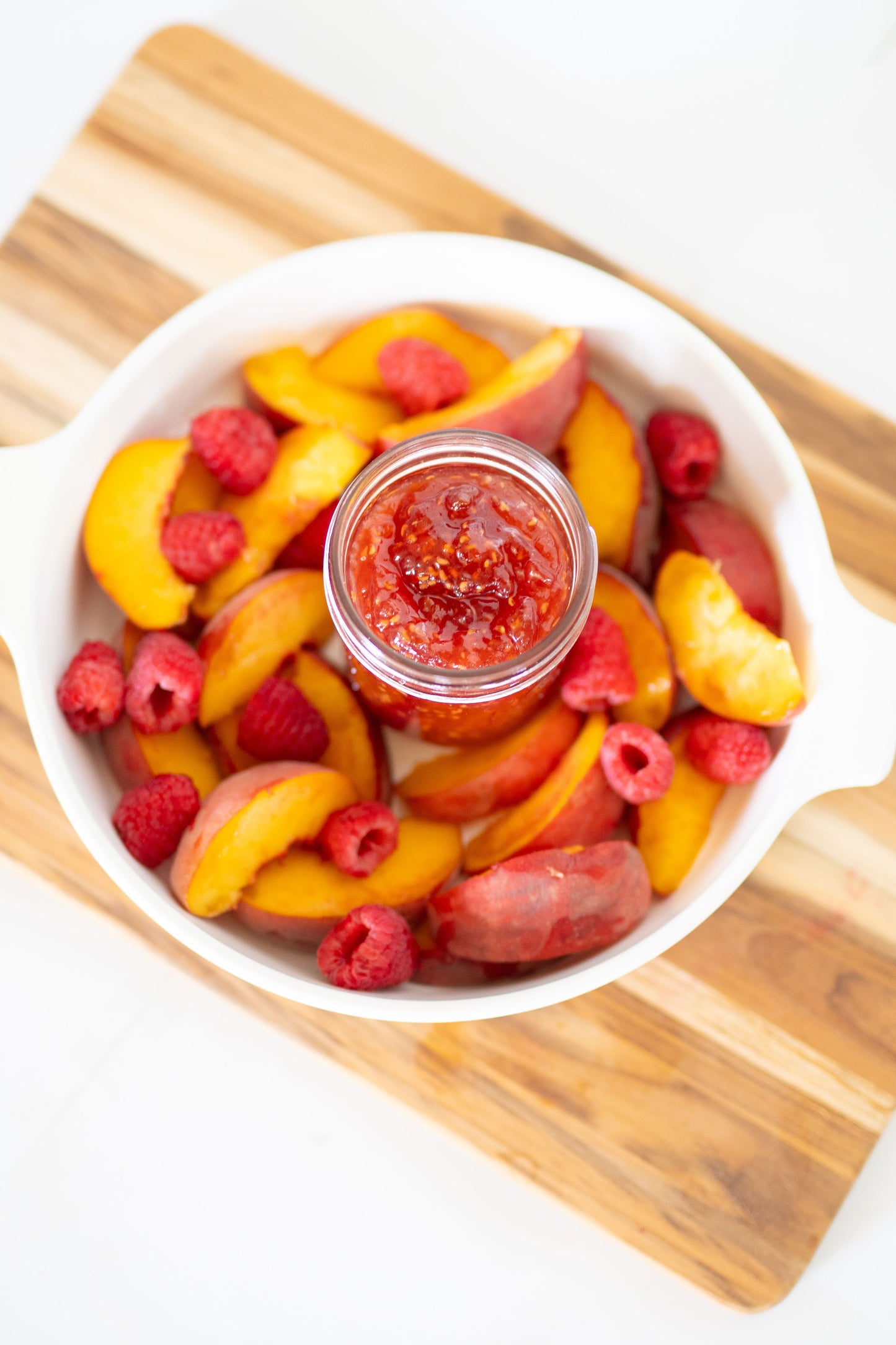 Raspberry Peach Jam: Two Classics Combined