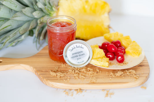 Pineapple Upside Down Jam: The Healthiest Kind of Pineapple Upside Down