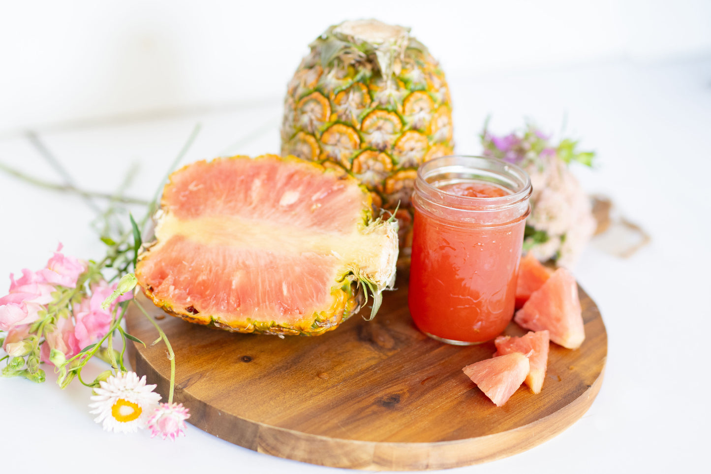 Pink Pineapple Jam: Literally from Pink Pineapples