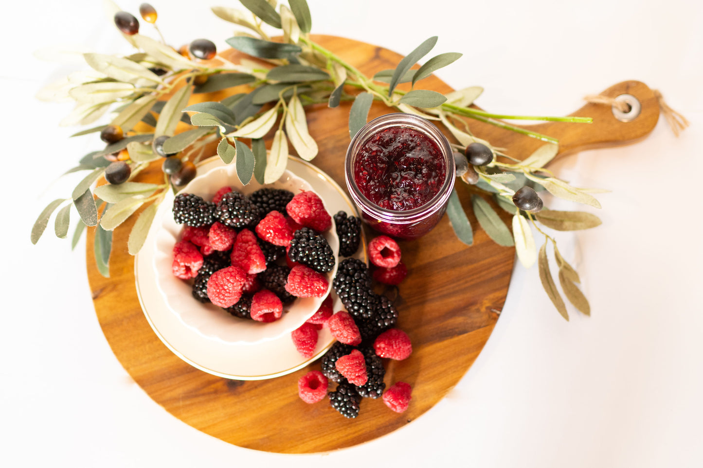 Razzleberry Jam: Raspberry and Blackberry Blended Beautifully