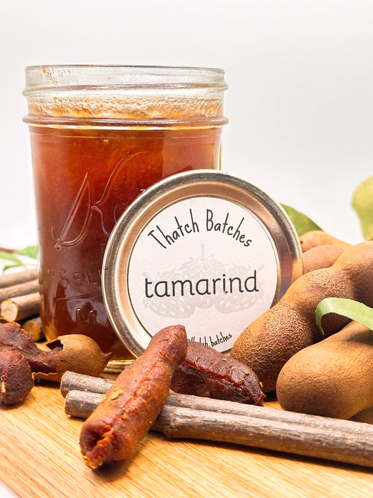 A jar of tamarind jam is unique and delicious treat.