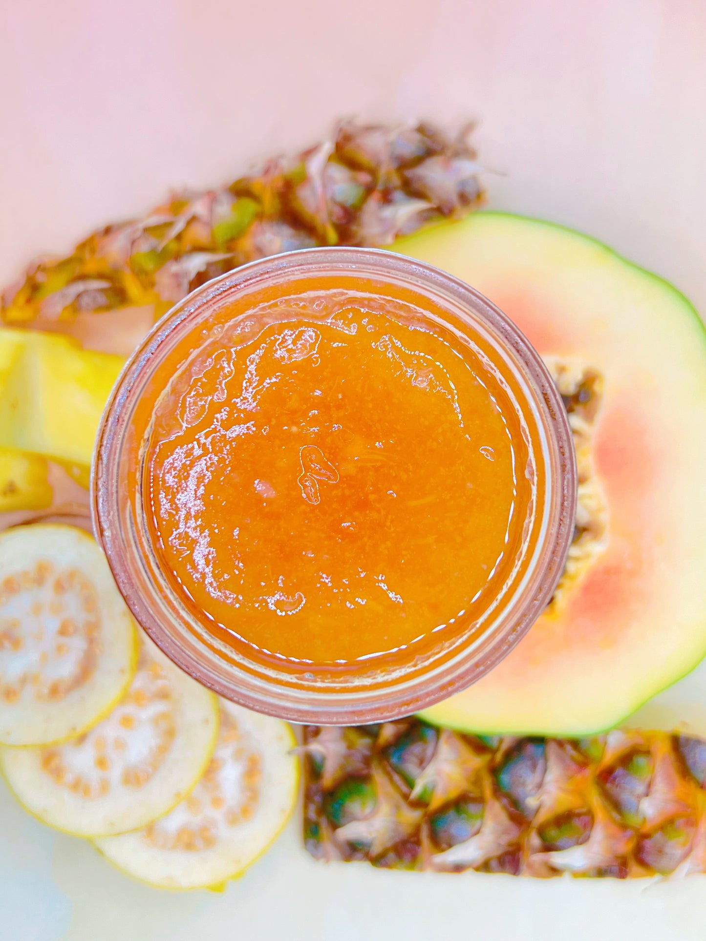 Papaya, guava, and pineapple are a great combination.