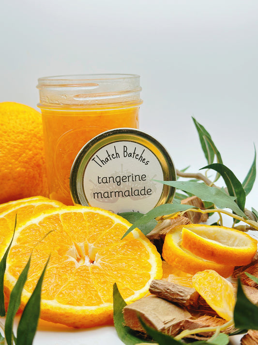 A jar of tangerine marmalade is like a sweeter and less tart orange marmalade.