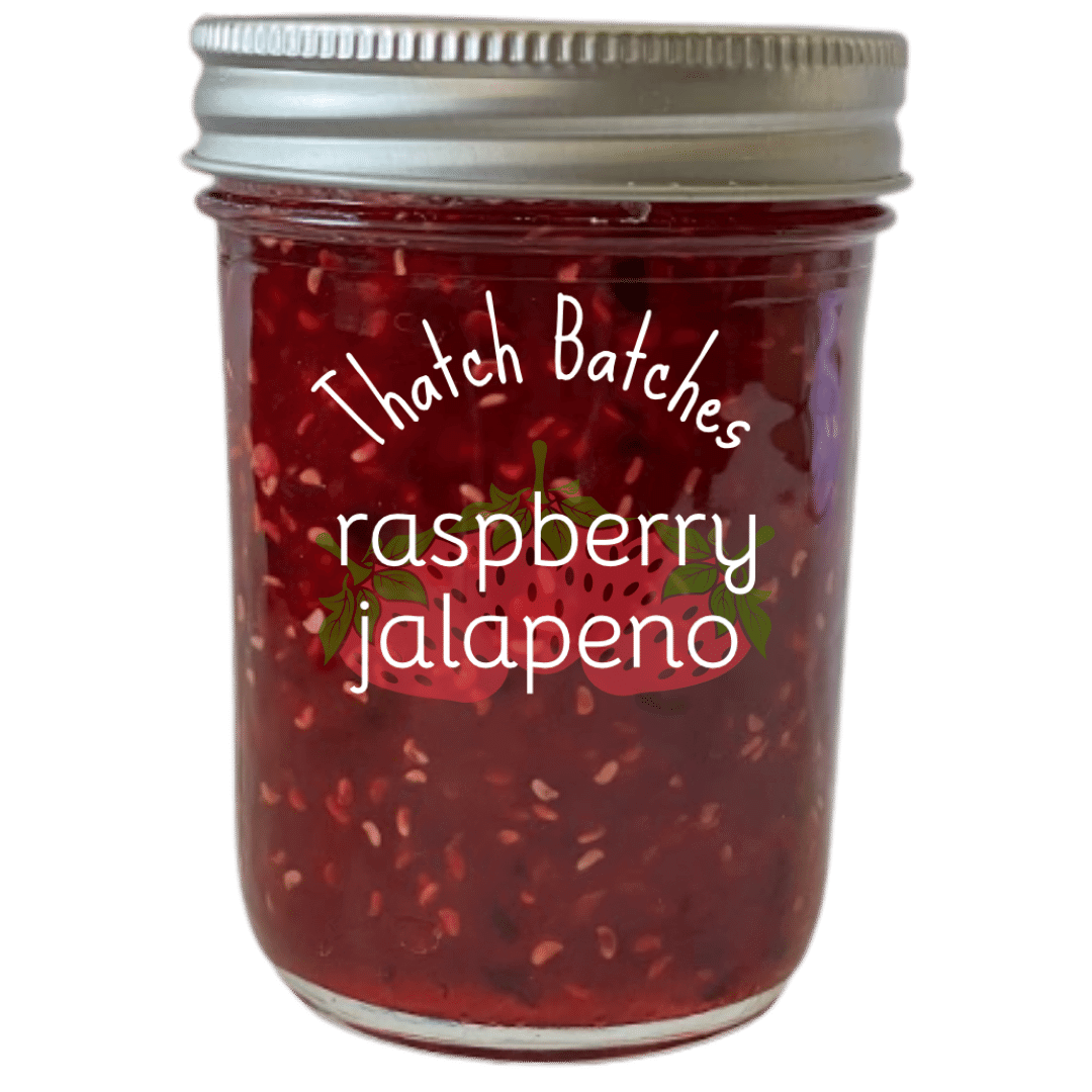 Raspberry Jalapeño Jam Spicy and Sweet, What a Treat! thatchbatches