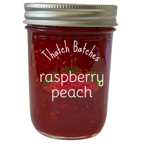 A jar of raspberry peach jam is the companionship of the two best homemade jam flavors.