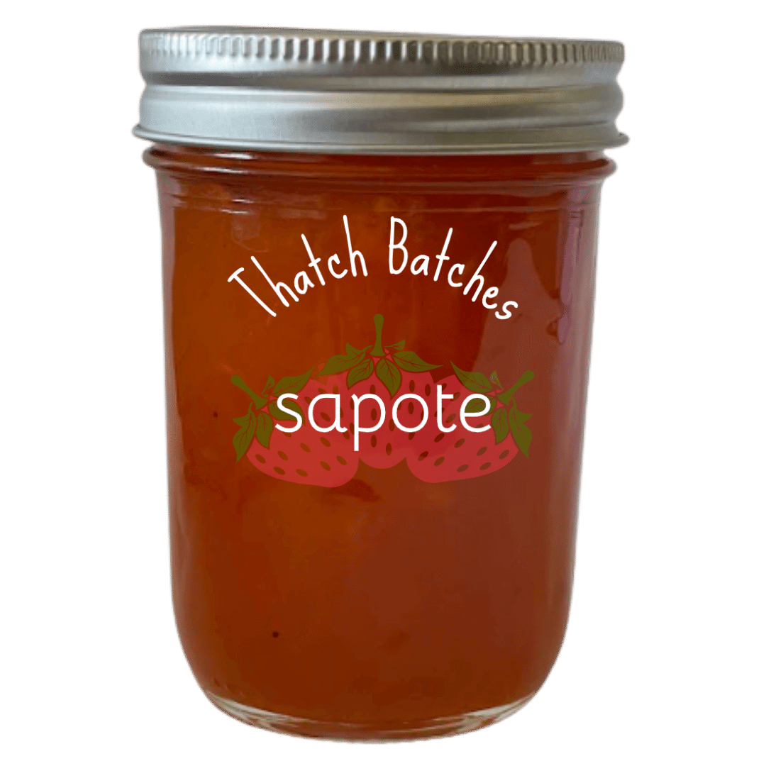 A jar of sapote jam tastes like sweet potatoes, pumpkin, and caramel, for the most part.