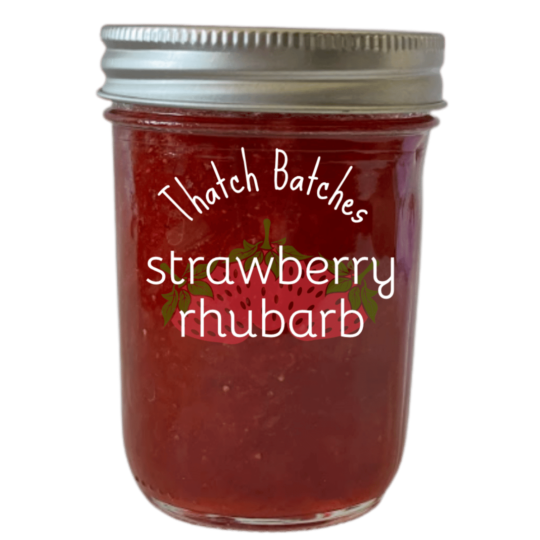 Strawberry Rhubarb Jam Pie In A Jar Thatchbatches 6220