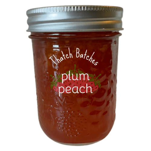 A jar of plum peach jam is just a really solid flavor of jam. It's good on most everything.